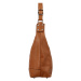 Trendy dámská kožená kabelka přes rameno Centhillia, hnědá