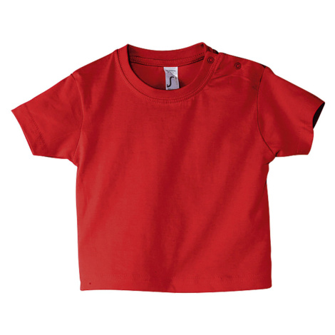 SOĽS Mosquito Dětské triko s krátkým rukávem SL11975 Red SOL'S