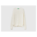 Benetton, Cable Knit Sweater 100% Cotton