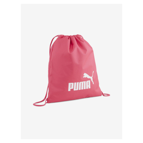 Růžový dámský sportovní vak Puma Phase Gym Sack