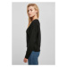 Ladies EcoVero Oversized Basic Sweater - black