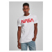 Bílé tričko NASA Worm