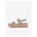 Béžové dámské sandály na platformě ALDO Cossette