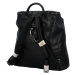 Módní dámský koženkový batoh Siro, černá