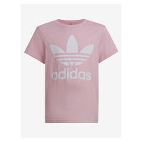 Světle růžové dětské tričko adidas Originals