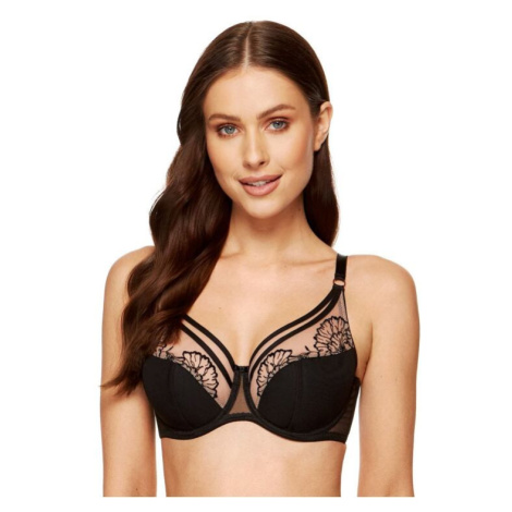 Polovyztužená podprsenka Kala černá Gorteks
