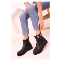 Soho Women's Black Boots & Booties 18462