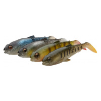 Savage Gear Gumová nástraha Craft Cannibal Paddletail Clear Water Mix 4pc - 8,5cm 7g