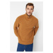 Trendyol Sweater - Brown - Regular fit