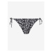 Černý dámský vzorovaný spodní díl plavek Calvin Klein Underwear