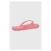 Žabky Billabong dámské, růžová barva, na plochém podpatku