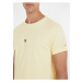 Světle žluté pánské tričko Tommy Hilfiger