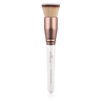 Luvia Cosmetics Prime Vegan Prime Buffer kuželový štětec na make-up Pearl White / Metallic Coffe