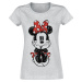 Mickey & Minnie Mouse Minnie Mouse Dámské tričko šedá
