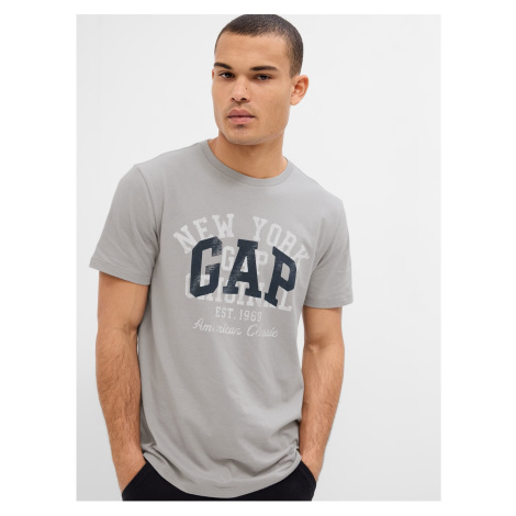 Světle šedé pánské tričko Gap