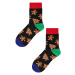 Duo pack III Vánoční ponožky 1982MC vícebarevná
