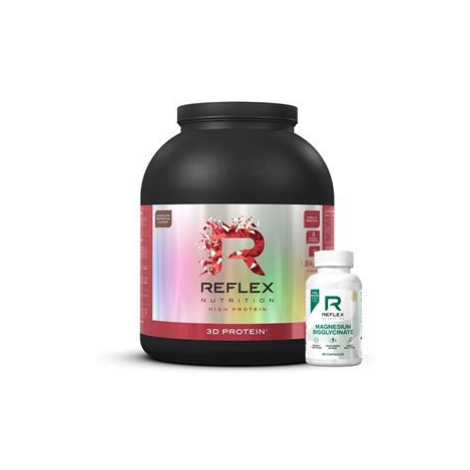 Reflex Nutrition 3D Protein 1,8kg čokoláda + Albion Magnesium 90 kapslí ZDARMA Jméno: 3D Protein