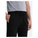 Men's carrot cut sweatpants - black V1 OM-PASK-0166