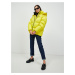 Žlutá dámská oversize péřová bunda Calvin Klein Jeans