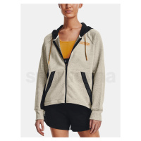 Mikina Under Armour Rival + FZ Hoodie-BRN