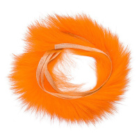 Hends Proužky Králičí Kůže Zonker Strips Rabbit 4mm Orange Fluo