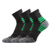Voxx Sigma B Unisex sportovní ponožky - 3 páry BM000000636200101708 tmavě šedá