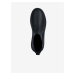 Černé dámské kožené kotníkové boty Geox Spherica