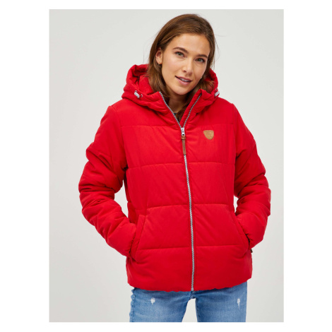 Červená dámská zimní bunda SAM 73 Kumba