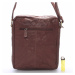Luxusní velká kožená crossbody taška hnědá - Sendi Design Diverze hnědá