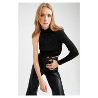 DEFACTO Fitted Half Turtleneck Rib Sweater