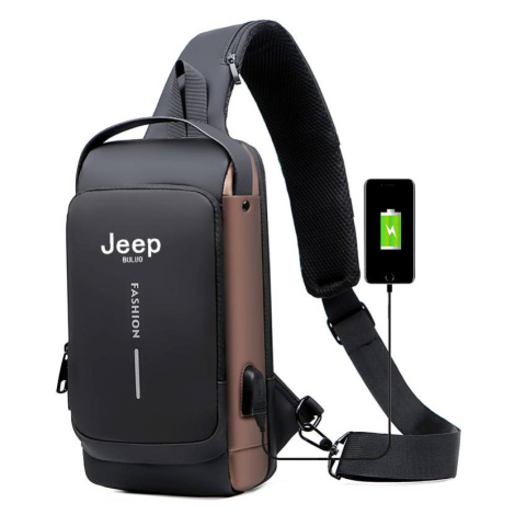 Pánská hrudní taška Chest Bag s nabíječkou Anti-theft