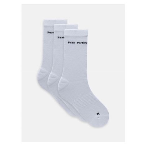 Ponožky 3-pack peak performance everyday sock 3-pack bílá