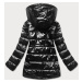 Černá dámská bunda s ozdobnou podšívkou model 17098832 - SPEED.A