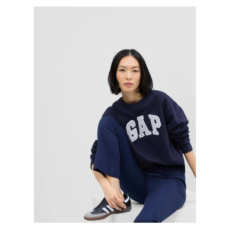 GAP HERITAGE Crewneck dámská mikina tmavě modrá