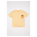 DEFACTO Baby Boy Crew Neck Back Printed Short Sleeve T-Shirt