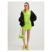 Neonově zelené dámské šaty Versace Jeans Couture