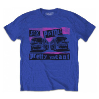 Sex Pistols tričko, Pretty Vacant Coaches Royal Blue, pánské