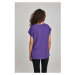 Ladies Extended Shoulder Tee - ultraviolet