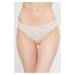 Tanga Calvin Klein Underwear béžová barva, 000QF6878E