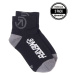 Meatfly ponožky Bike Middle Socks - Triple pack A – Black | Černá