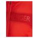 Červená pánská prošívaná vesta s kapucí Tommy Hilfiger