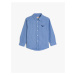 Koton Shirt Long Sleeve Classic Collar Embroidered Pocket Detail