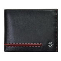 Pánská kožená peněženka SEGALI 753 115 026 černá/červená