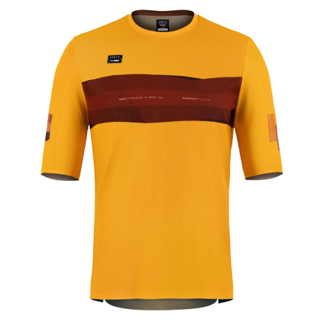 GOBIK Cyklistické triko s krátkým rukávem - VOLT - žlutá