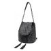 Černý dámský batoh / kabelka s lebkami Daan Lulu Bags