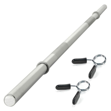 MAXXIVA Olympijská tyč s pružinovými zámky 180 cm, stříbrná MAXXIVA®