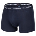 Tommy Hilfiger 3P TRUNK PRINT Pánské boxerky, tmavě modrá, velikost