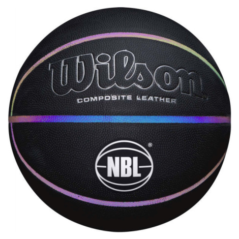 Wilson LUMINOUS IRIDESCENT Basketbalový míč, Černá,Mix, velikost