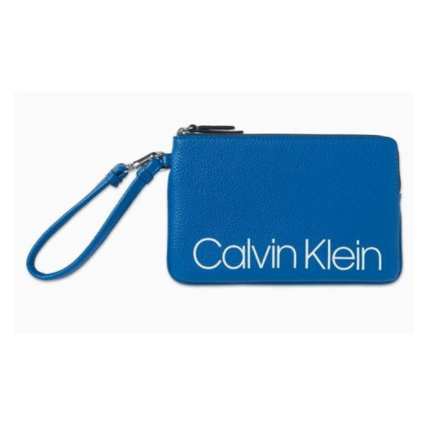 Calvin klein dámská kabelka příruční monogram jacquard logo modrá