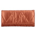 Trendová dámská prošívaná peněženka Eflo, oranžová